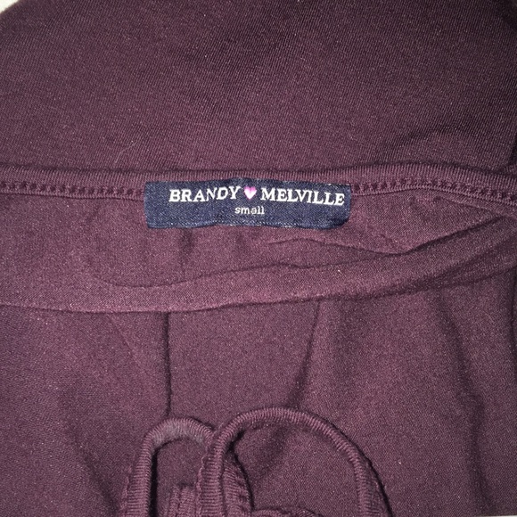 Brandy Melville Maroon Halter Top - Picture 4 of 4